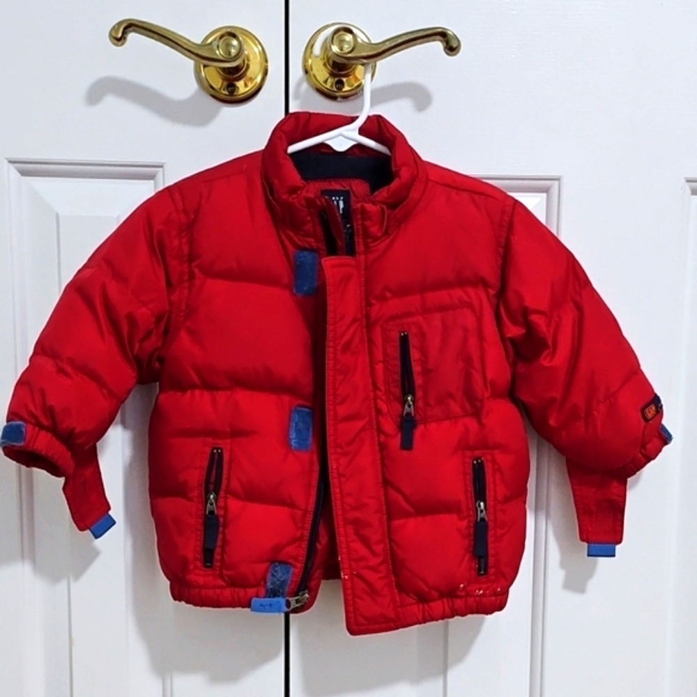 Red Kids Puffer Jacket